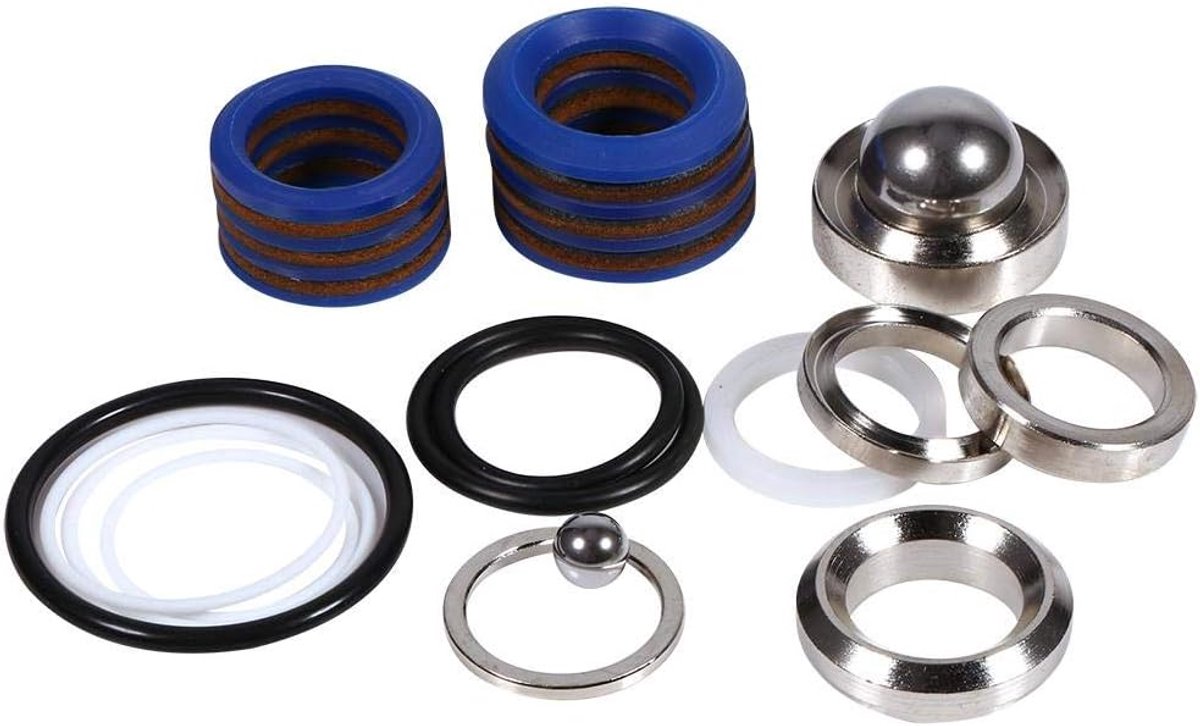 SnelShoppen - Reparatie Accessoires Kit - Luchtloze Verf Spuitpomp Vervangonderdelen - RVS en Siliconen - Voor Ultra 390 695 795 1095 3900 5900 7900 -