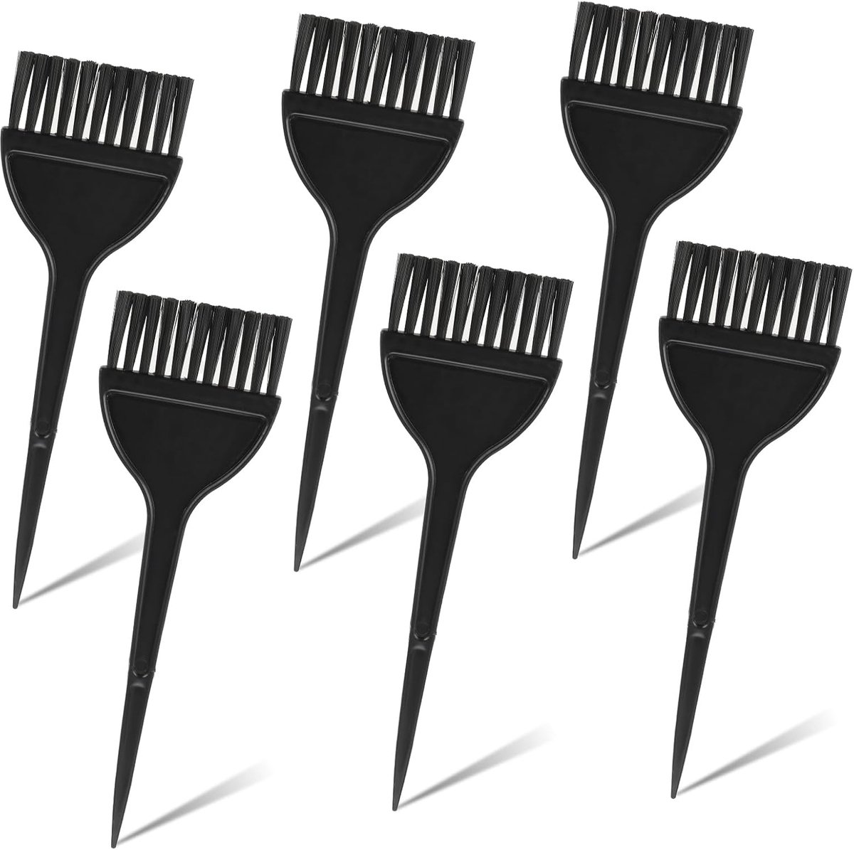 SnelShoppen - Haarverf Kwast Set, 6 Stuks Haarverf Accessoires Verfkwasten voor DIY Kapsalon (20 x 6 cm)