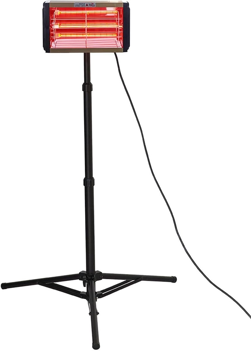 Infrarood Verf Droger - Verwarming Lamp - Auto Herstel - Korte Golf Straling - 30 x 20 cm - Zwart