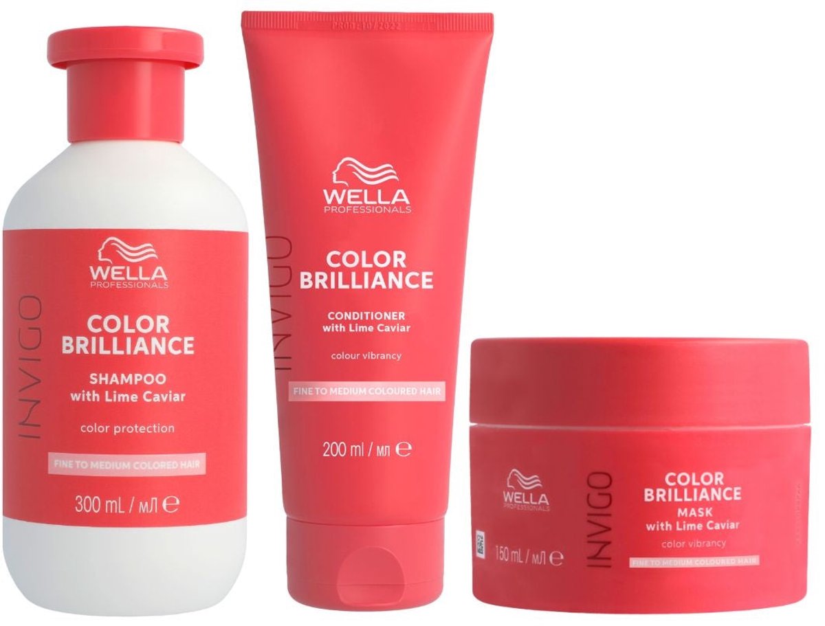 Wella - Color Brilliance Fine Hair de Luxe Set - 300+200+150ml
