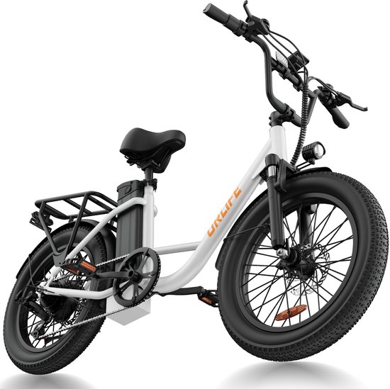 Qekud E20 Elektrische Fiets - 250W - 20 inch Fatbike - 48V 13Ah Accu - 7 versnellingen - Zwart van Qekud E20 Elektrische — afbeelding 2