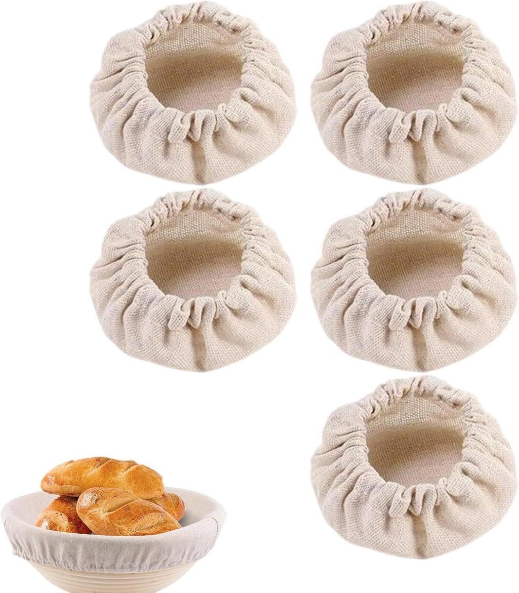 Brooddoeken voor rijzen - Zuurdesemdoeken bakken - Brood fermenteren - Dubbelzijdig dik materiaal - 20 cm - Niet gespecificeerd