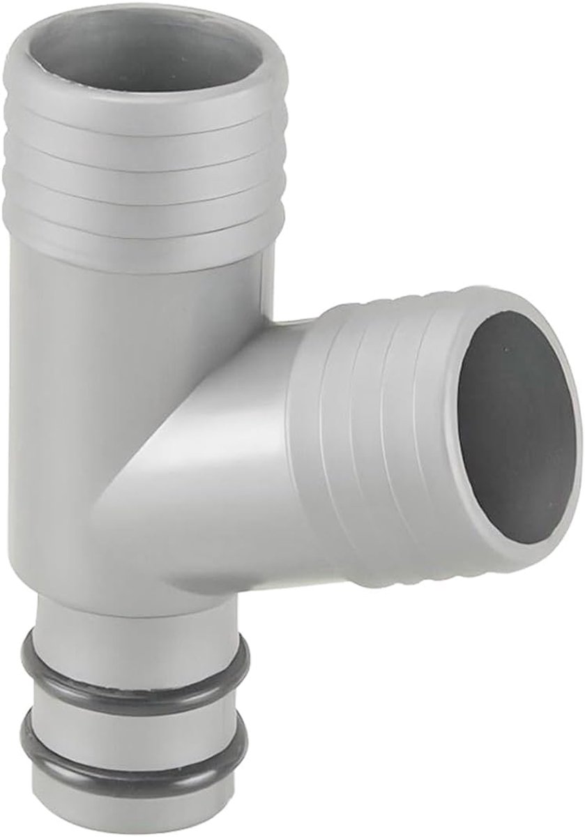 SnelShoppen - Y-vormige Afvoeradapter voor Keuken, Waste Outlet, Hoogwaardige ABS, 1 Stuk, Effectieve Waterafvoer, Ideaal voor Sanitair en Loodgieters