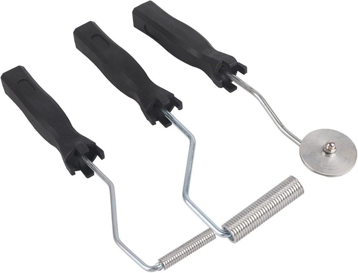 SnelShoppen - Fiberglass Roller Set - 3 Delige Aluminium Lamineren Roller Set voor Verbeteren van Sterkte en Vlakheid van Glasvezeloppervlakken, Bubbl