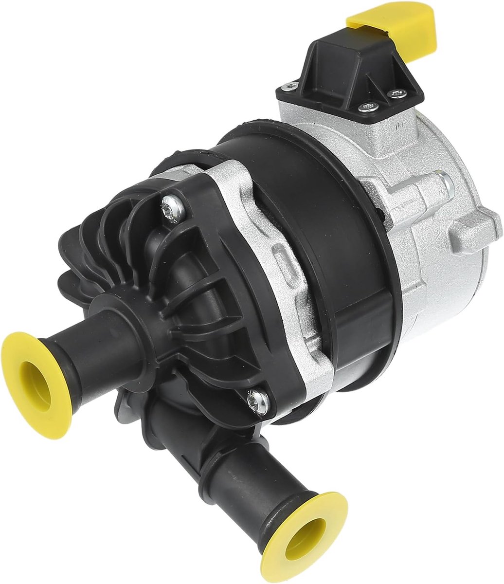 SnelShoppen - Waterpomp Auto Elektrisch voor Audi A6/Q7 2016-2019 - Vervangingsonderdeel Metaal Zwart Zilveren Toon 14.5x11.5cm
