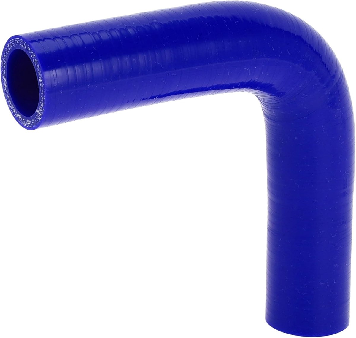 SnelShoppen - 25mm Siliconen Slang 90 Graden 120mm Lengte 5mm Dikte 4-Layer Versterkt Hoge Temperatuur Turbo Intercooler Inlaat Pijp Universeel Blauw