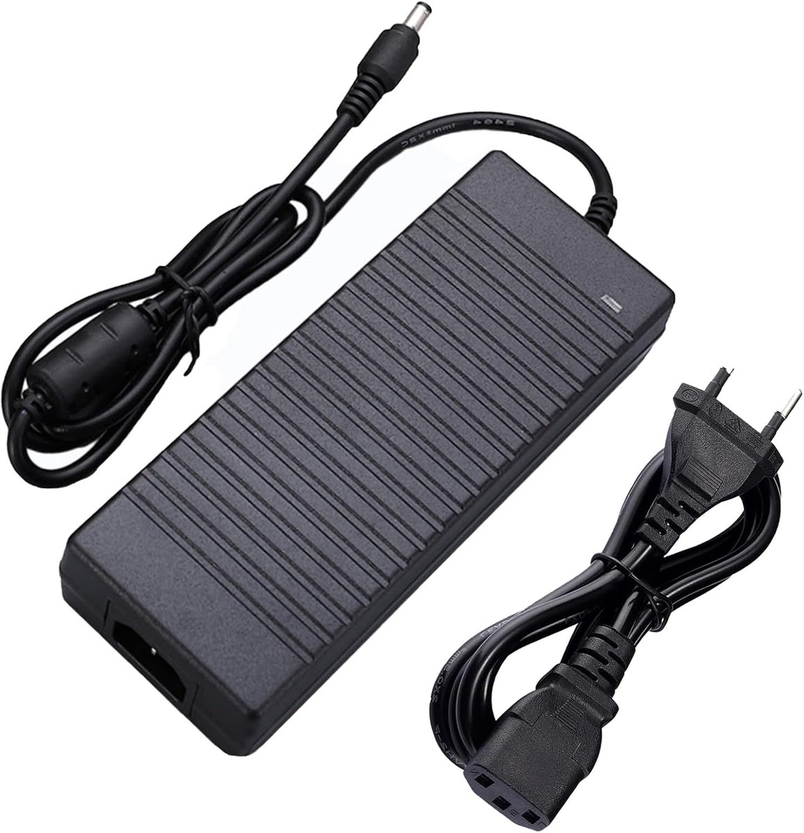 SnelShoppen - Voedingsadapter 12V 10A, 120W Transformator met DC 5.5 mm Aansluiting voor Keyboard, CCTV Camera, Routers, Hubs