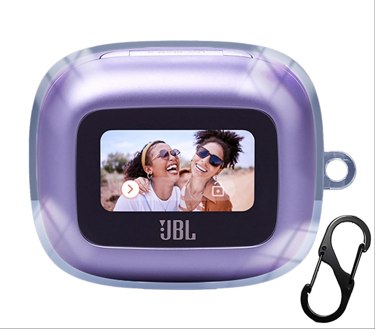 SnelShoppen - Transparante Beschermhoes voor JBL Live Beam 3 - Ultra Dun, Zacht, Slank Ontwerp, Anti-vallend, Niet Snel Vies Wordend - TPU Materiaal