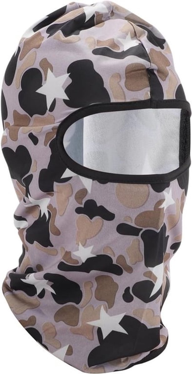 Winter Balaclava voor Mannen en Vrouwen, Winddicht Thermisch Gezichtsmasker voor Fietsen, Skiën en Buitenactiviteiten, Koffie, 1 Stuk