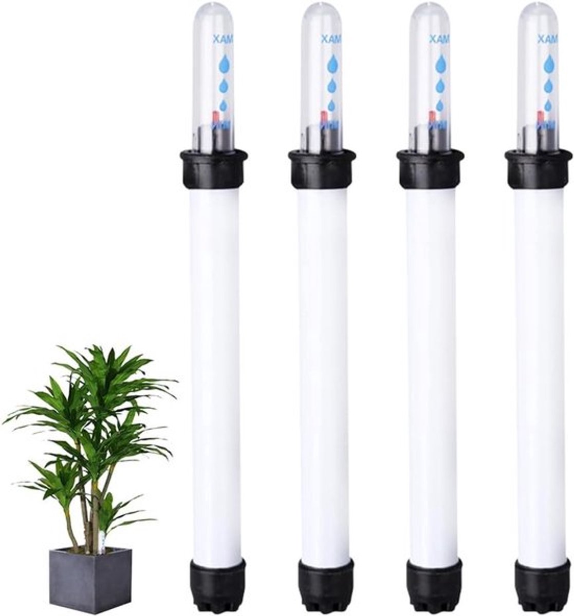 4-delige waterindicator voor kamerplanten - Vochtigheidsmeter, Groei en Onderhoud van Planten