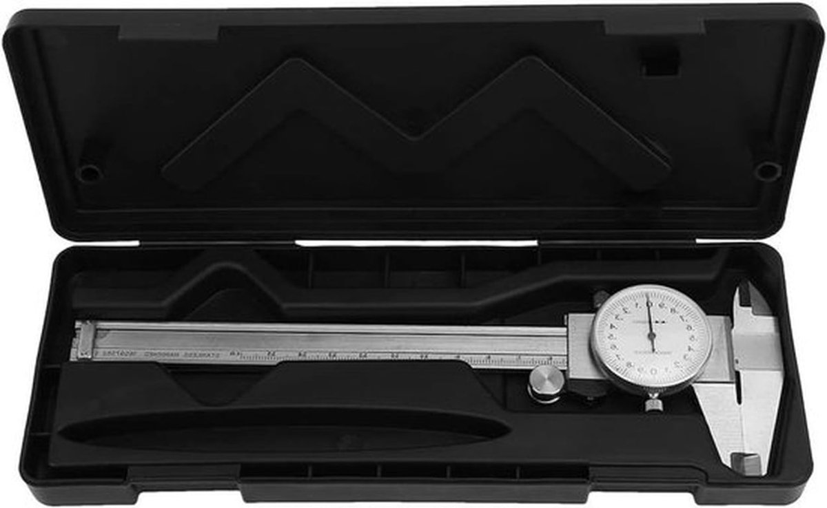 Precisie Meetinstrument voor DIY Projecten - Roestvrijstalen Schaalverdeling 0-150mm, Hoogwaardige Caliper voor Nauwkeurige Metingen en Kluswerk