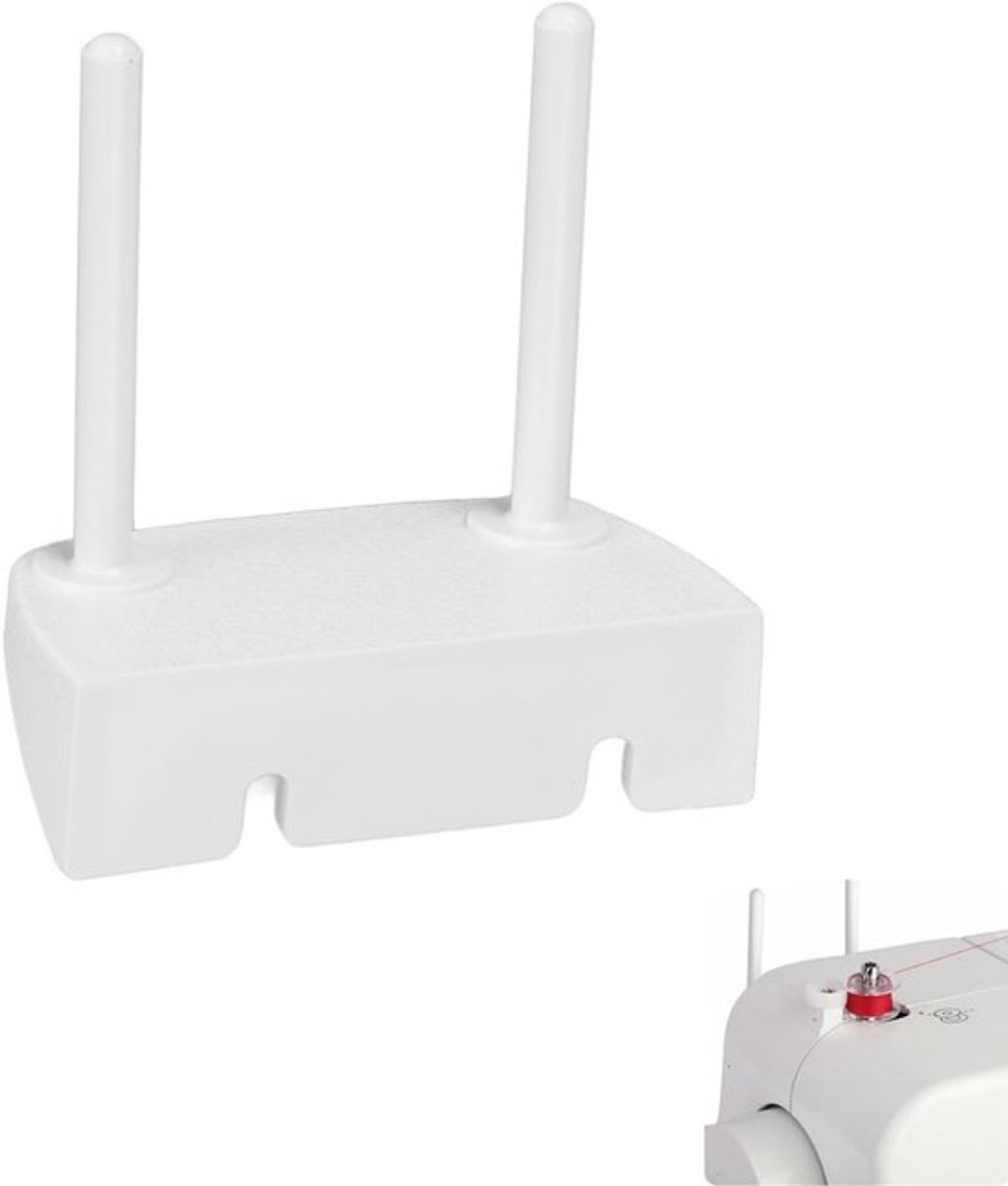 Vervangende Draad met 2 Knopspelden en Onderste Draadstand voor Borduurmachines - Onderdelen voor Singer 1304, 1408, 1409 en 1512