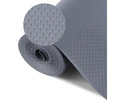 Wasbare en niet-slip lade-inleggers van EVA, 60 x 600 cm, waterdicht en oliebestendig voor keuken en koelkast, ideaal voor kasten en lades