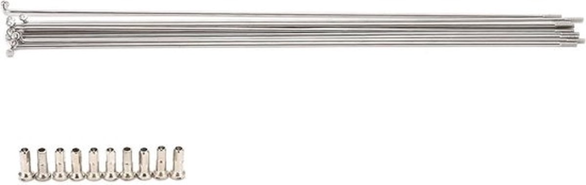Fietspaken Set 220mm/245mm/270mm 14G J Bocht Fietspaken met Nippels voor Reparatie van Racefietsen en Mountainbikes