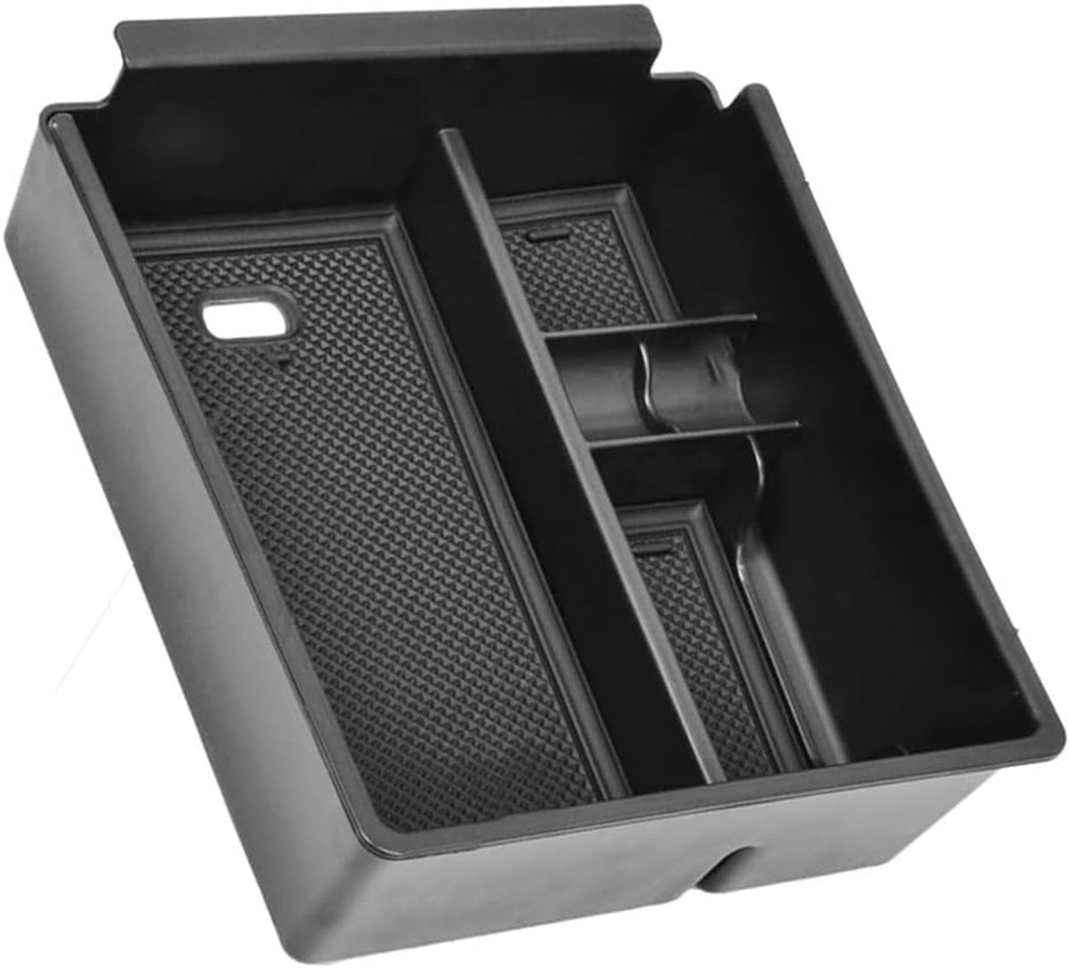 SnelShoppen - Centre Console Organizer Tray voor Hyundai Tucson 2022-2024, Zwarte Console Opslagdoos van Stevig ABS, Perfecte Interieur Accessoire voo