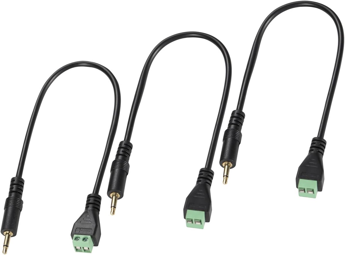 Audio adapter 3.5mm mono male - 2-polige schroefaansluiting - eenvoudig te installeren - ideaal voor audioconnectie - ShopVlot