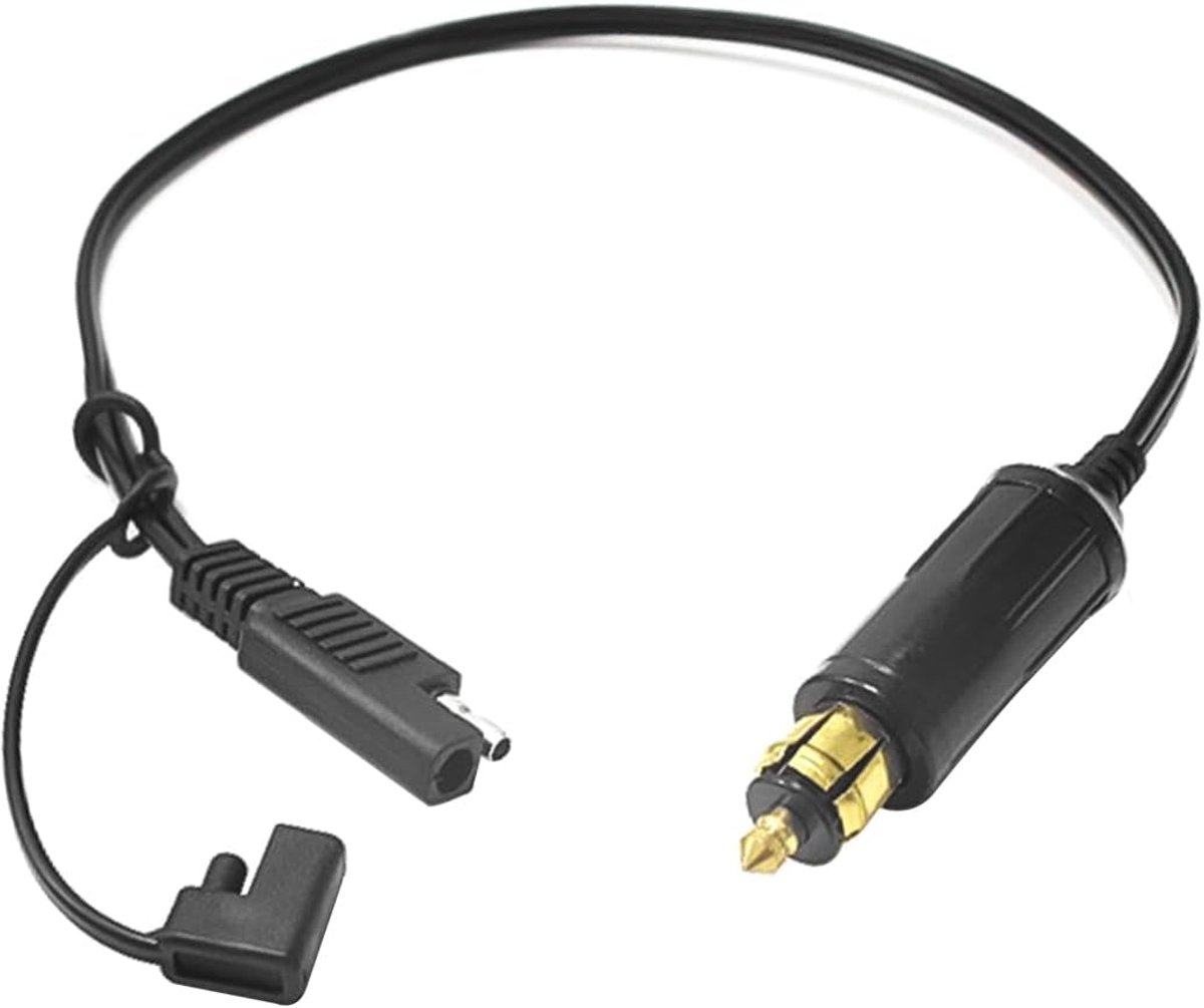 SnelShoppen - Motorfiets Oplaadkabel Acculader Geschikt voor SAE Adapter Verbinding Weerbestendig 18AWG Kabel - Tot -40°C