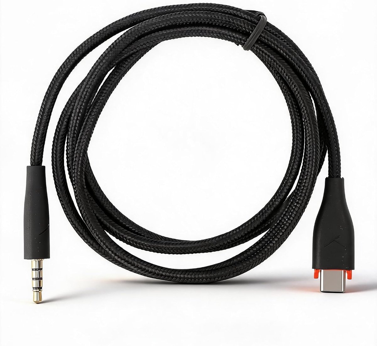 SnelShoppen - Headset Kabel 3.5Mm Vervangingskabel voor MMX 150 Hoofdtelefoon, 1.2M, Hoge Geluidskwaliteit, OFC Kernen, Geschikt voor Thuis, Werk en O