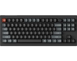 Keychron V3 Ultra 8K - Mechanisch Toetsenbord - Draadloos - US QWERTY - 80% - Banana Switch - Zwart