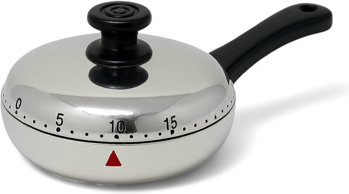 SnelShoppen - MIJOMA Mechanische Keuken Timer in Nostalgisch Koekjes Design 12 cm Zonder Batterijen - Minuten Timer voor Bakken, Koken, Leren, Plastic
