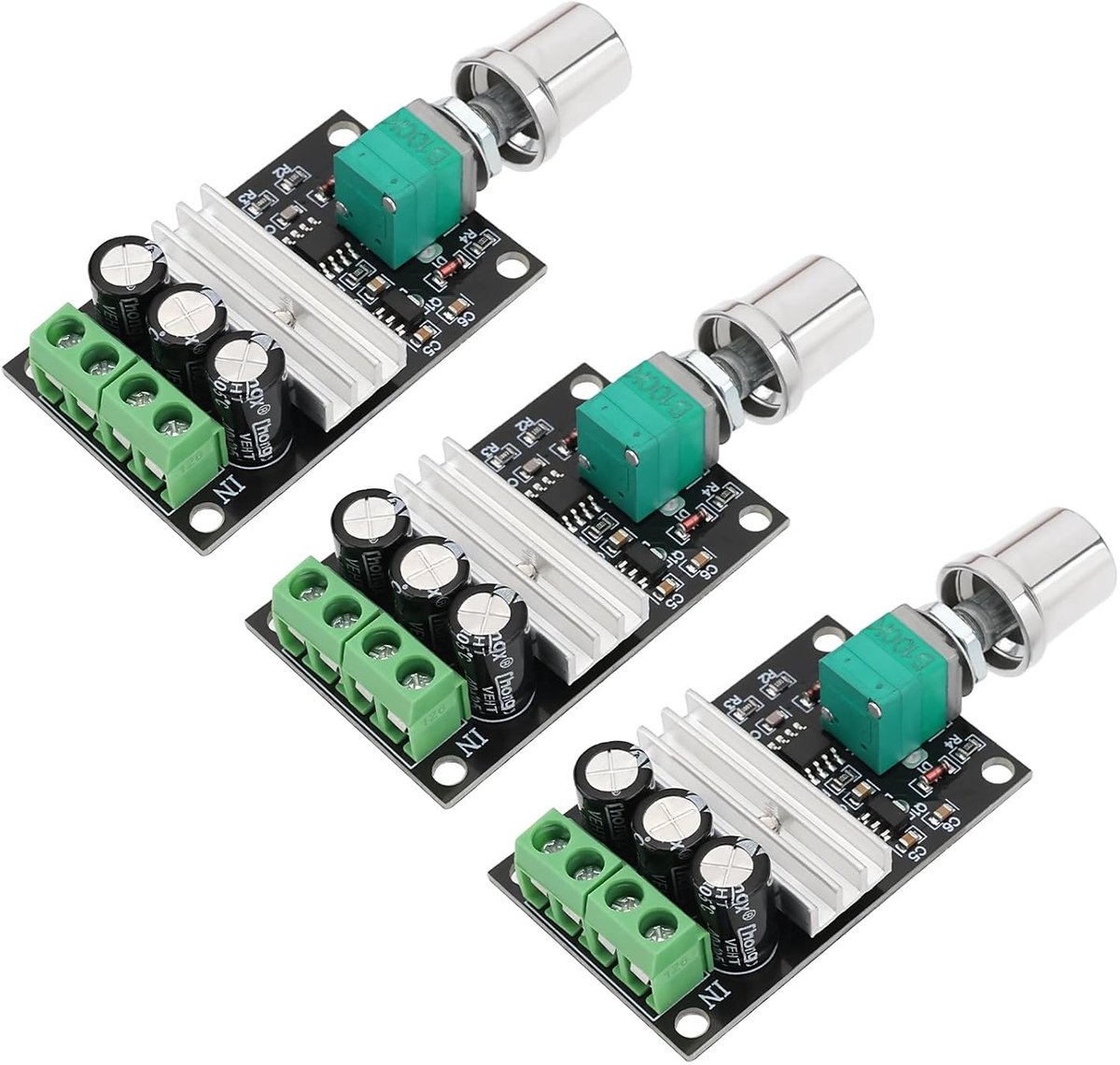 SnelShoppen - Modelspoor Speedcontroller PWM DC Motor 6V-28V 3A Compact Geschikt voor Diverse Toepassingen 50x32x15mm