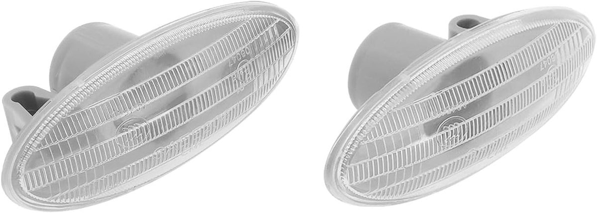 SnelShoppen - 2x Zijindicatorlicht 26160-8990A Geschikt voor Nissan Micra Qashqai Note Leaf Cube Herhalingslicht Lens