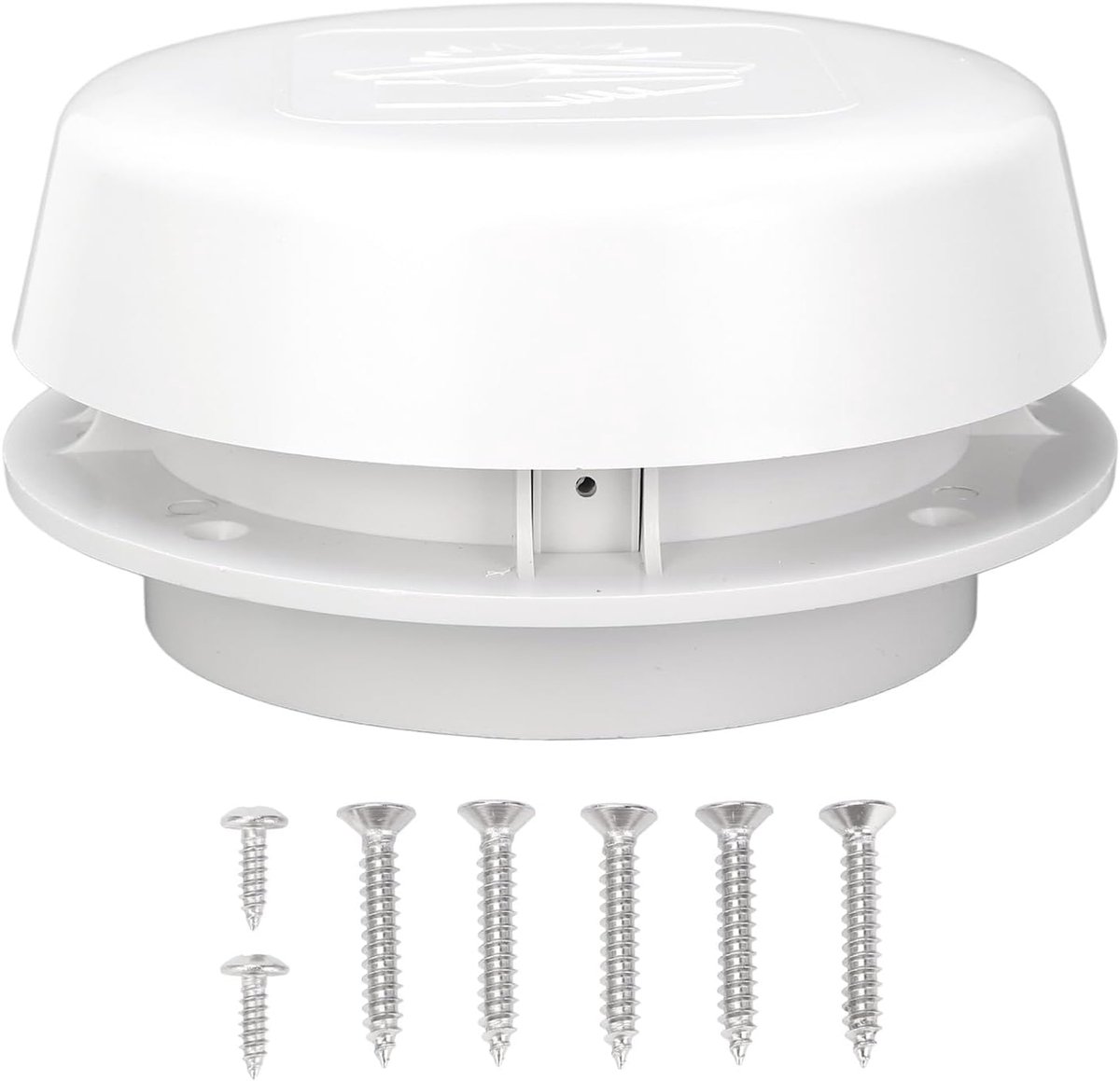 SnelShoppen - RV Dak Ventilatiekap 155mm ABS Oxidatiebestendig Ronde Paddenstoel Ventiel met Gaasfilter voor Caravan en Camper, Ideaal voor Reparatie