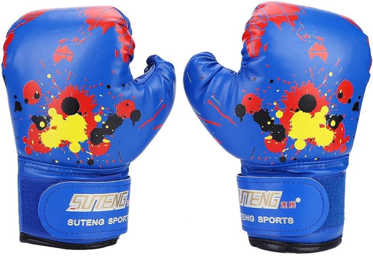 SnelShoppen - Boxhandschoenen voor Kinderen, Ademend PU Leer, Geschikt voor 2-11 Jaar, Ideaal voor Bokstraining en Sportieve Activiteiten
