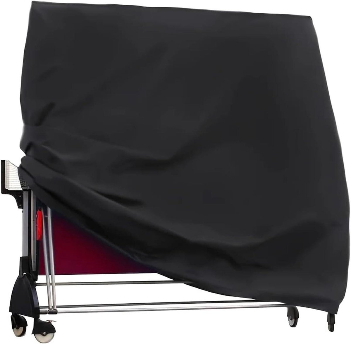 Tafeltennistafel Beschermhoes - Tafelhoes Tafeltennis - Tafel Beschermen - Waterdicht Stofdicht - 165 x 70 x 185 cm - Zwart