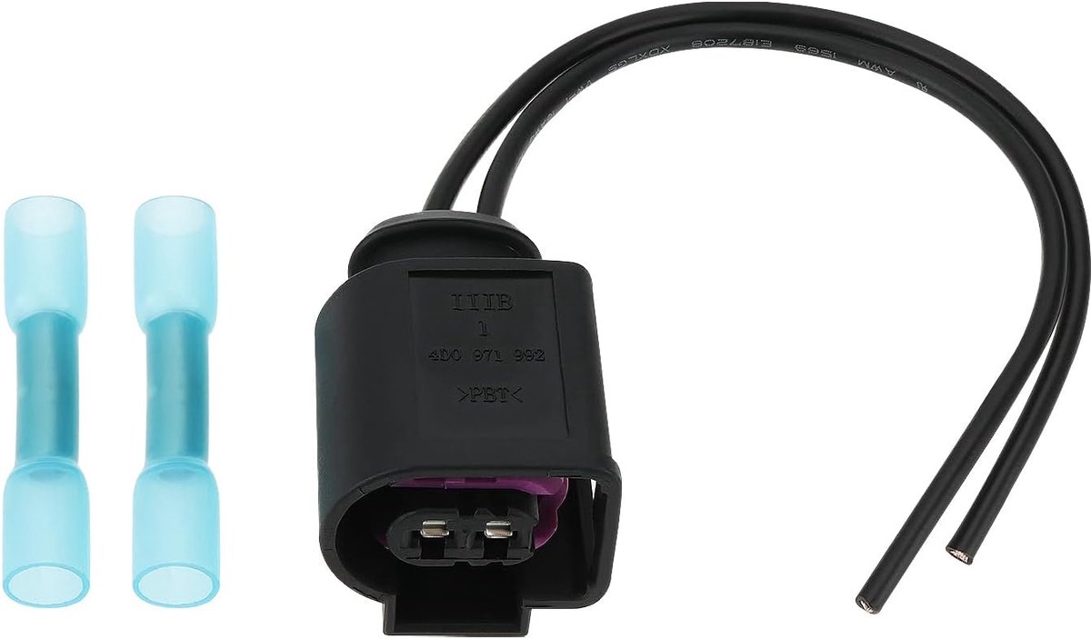 SnelShoppen - 2-Pins 16AWG Kabel Reparatie Kit voor Volkswagen Amarok Caddy Crafter Golf - Stekker Onderdeel met Afsluitingen