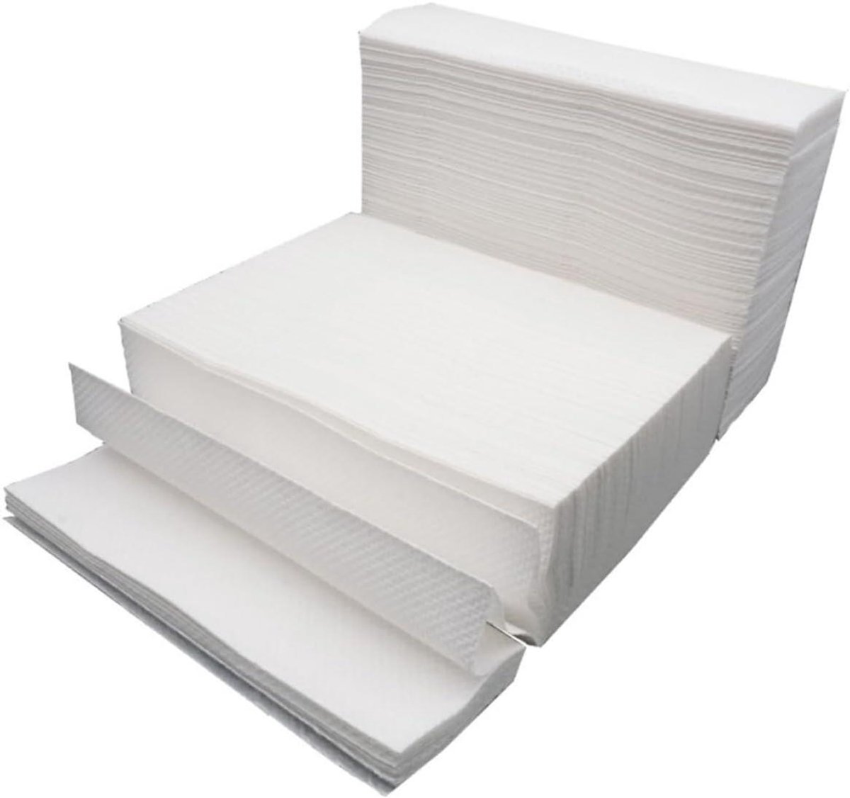 Papieren zakdoekjes - Toiletpapier tissues - Huishoudelijk gebruik - Huidvriendelijk en absorberend - 400 stuks - Wit