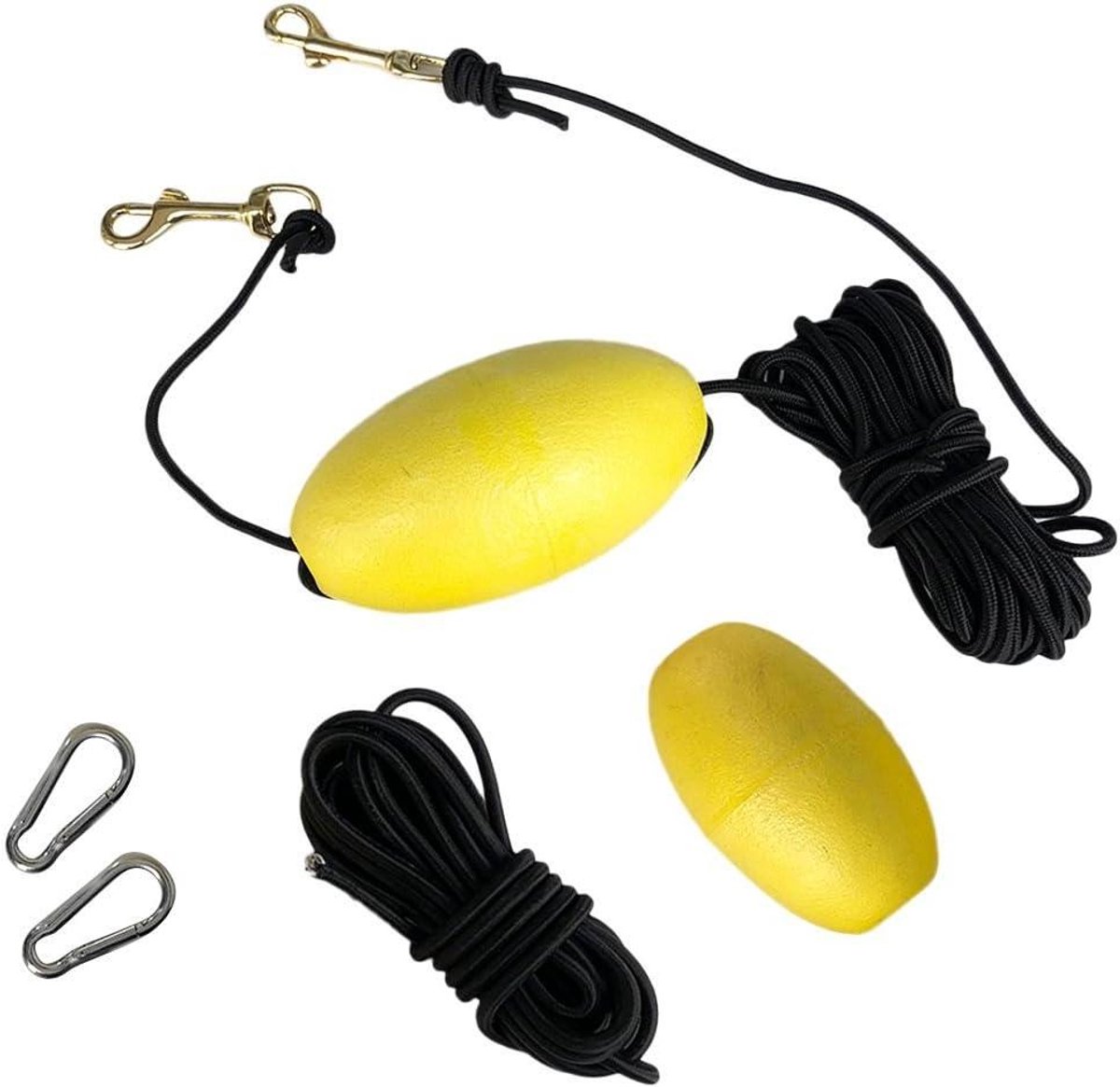 Kajak Anker Boei Set - Drijvend Anker Touw - Watersport Veiligheid - Voorkomt Verlies van Accessoires - 2 Sets