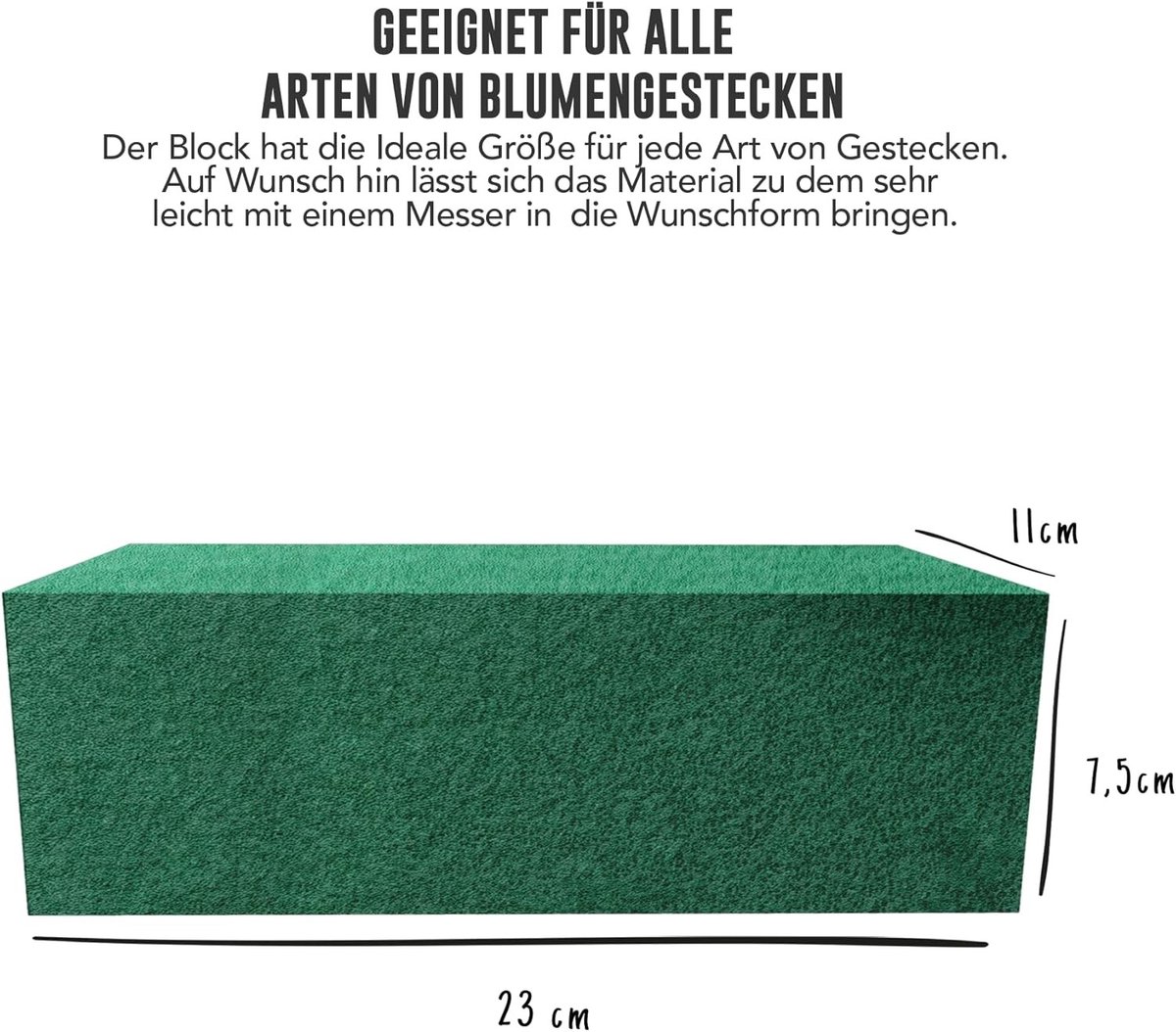 Bloemenschuimset - Groen - 3 stuks - Nat Schuim voor Bloemstukken en Creatieve Projecten