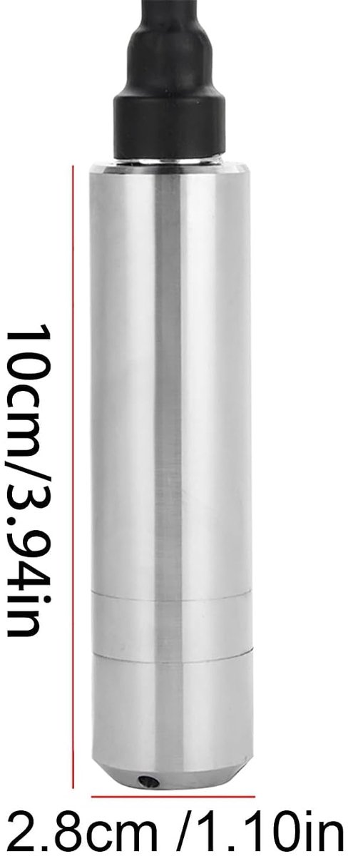 SnelShoppen - Niveau sensor vloeistofinjectie type DC24 V 4-20 mA voor diepte metingen tot 5 m, corrosiebestendig, veelzijdig gebruik, lange levensduu