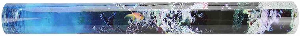 SnelShoppen - Aquariumdecoratie PVC Zelfklevend Patroon Koraal Onderwater Vorm 76 x 30 cm Waterdicht voor Visbakken en Aquaria