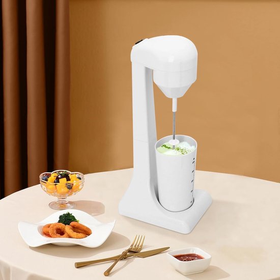 Elektrische shaker - Drank mixer - Snelle shakes maken - Krachtige koperen motor - 500 ml - Wit — afbeelding 3
