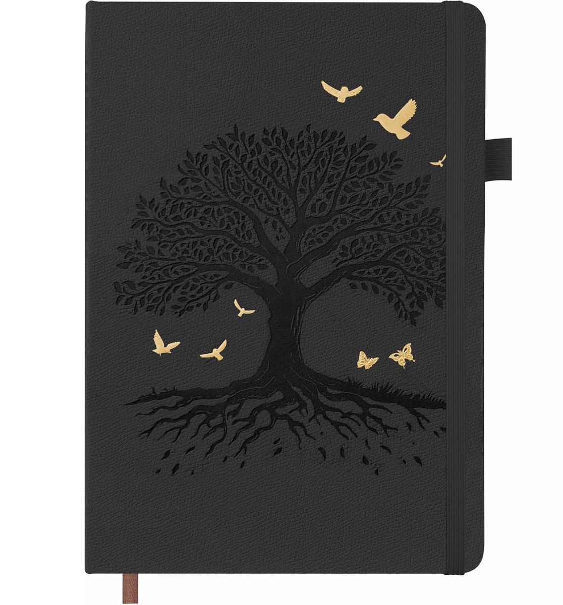 Planner- Agenda 2026 2027- Achoolagenda- Agenda a5 - PU Leren Hardcover Dagboek - 200 Pagina's Lijnpapier - Penlus - Insteekvak Achterzijde - 21.3 x 14.5 cm - Geschikt voor School - Werk - Reizen - Cadeau