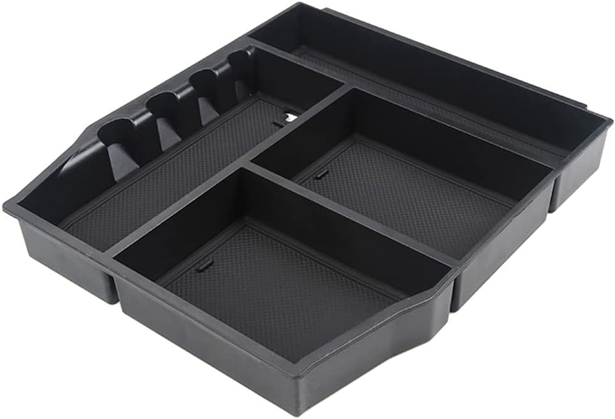 SnelShoppen - Baceyong Center Console Organizer voor Ford F150 2021-2023 - Hoogwaardige, Duurzame Opbergruimte - Uitbreidbare Organizer voor Auto - Pe