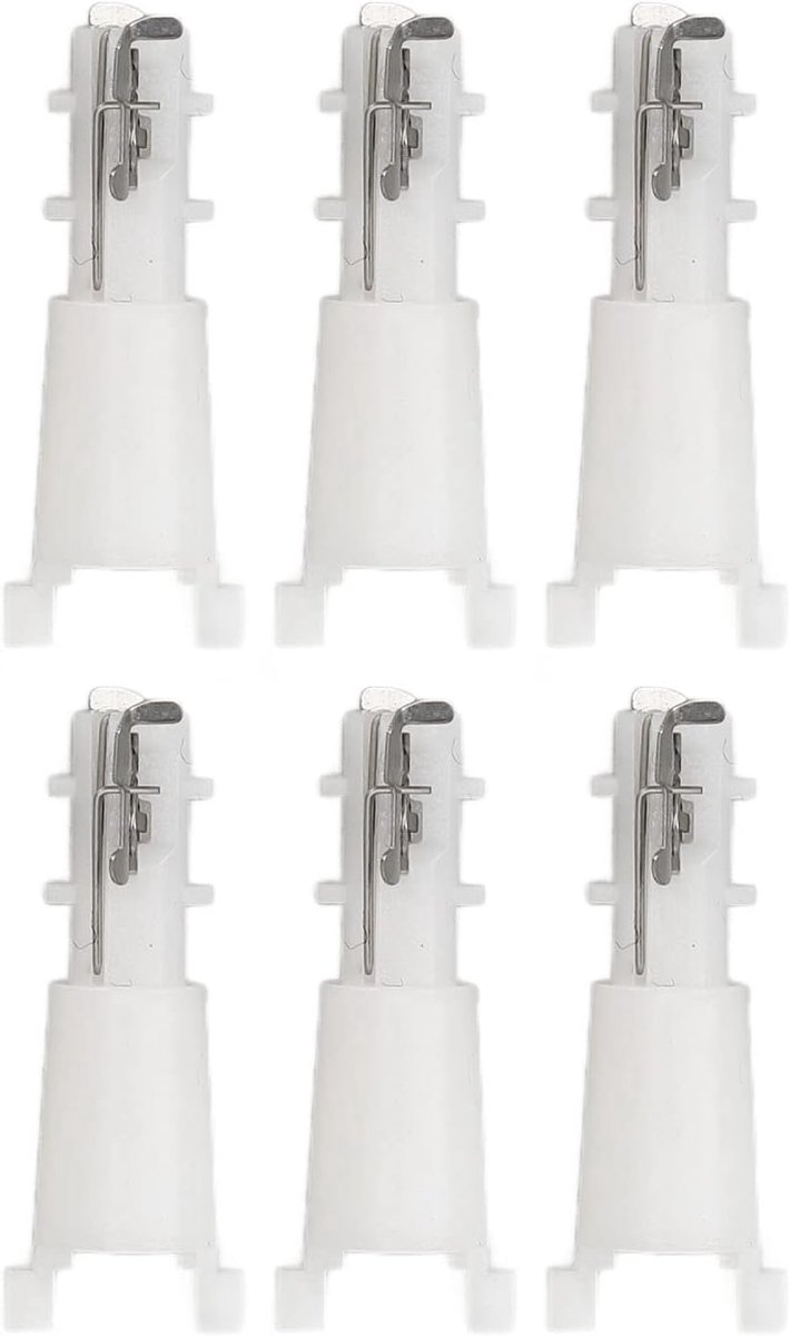 SnelShoppen - 20 Stuks Neushaartrimmer Vervangkoppen met Reinigingsborstel, Stalen Messen, Lange Levensduur, Reisformaat, Perfect voor Mannen