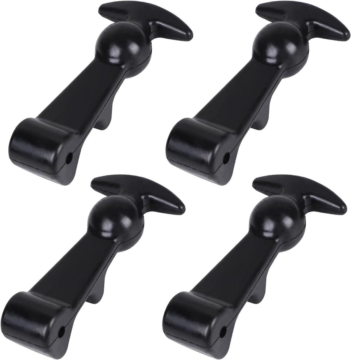 4X Elastische Bonnet Houder Rubber Lock T-Handle Spanner voor Tractor en Kastaccessoires
