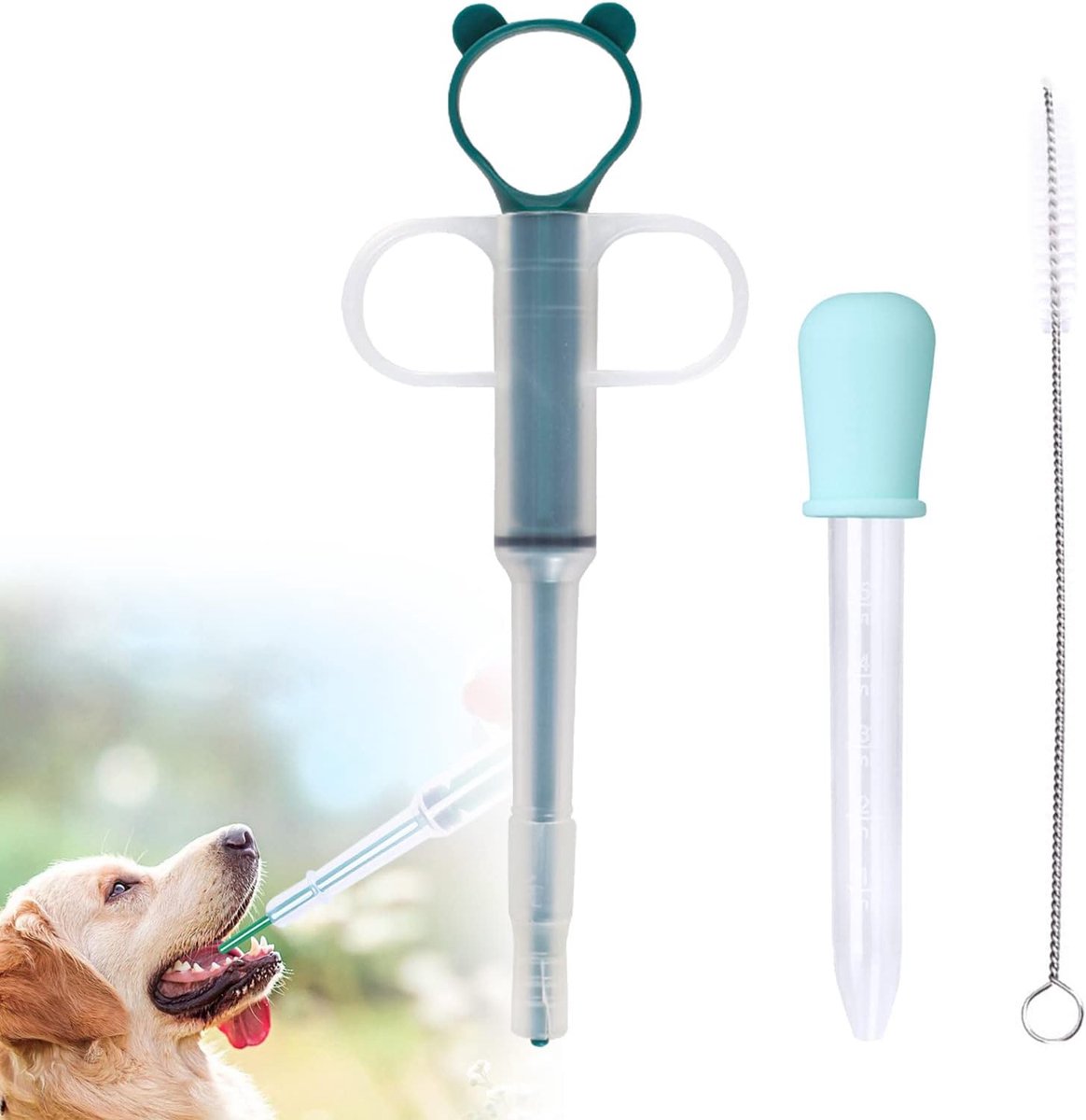 Set van 3 Herbruikbare Medicijnspuiten voor Katten, Honden, Puppy’s - Zacht en Veilig - Gemakkelijk in Gebruik - SnelShoppen