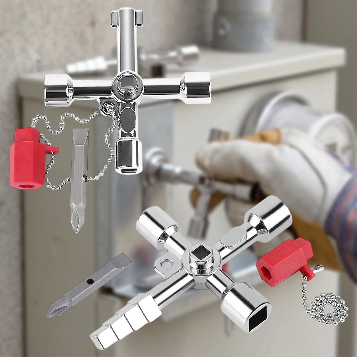 2del Universal key for control cabinets of electric gas meter boxes - ShopVlot