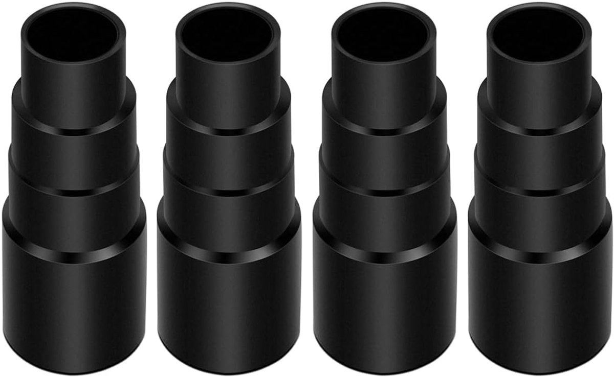 SnelShoppen - 4Pcs Stofafzuiging Adapter voor Stofzuiger Slang, 4-Lagen Adapter voor Stofzuiger Conversie, 25-42 mm, Hoogwaardige Kwaliteit