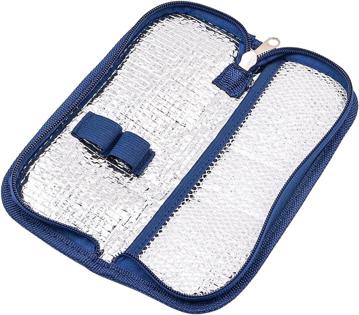 SnelShoppen - Insuline Koeltas Draagbare Medicijn Koeler Tas voor Medicijnopslag Blauw - Ideaal voor Dagelijks Gebruik, Met Aluminium Folie en Warme K