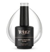 Velura® Bottle Builder (BIAB) - Builder in a Bottle - 15ml Clear - Liquid Builder Gel - BIAB Gel Nagels - Flexibel & Dimethicone Hechting - HEMA- & TPO-vrij
