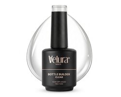 Velura® Bottle Builder (BIAB) - Builder in a Bottle - 15ml Clear - Liquid Builder Gel - BIAB Gel Nagels - Flexibel & Dimethicone Hechting - HEMA- & TPO-vrij