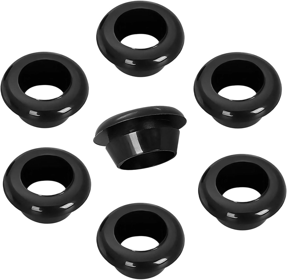 9 Stuks Rubber Grommets voor Kabelbescherming, ID 23mm en Montage Diameter 28mm, Ideaal voor Elektriciteitsdraden en Kabels