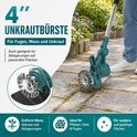4" onkruidborstel voor het verwijderen van mos en onkruid uit voegen en oppervlakken.