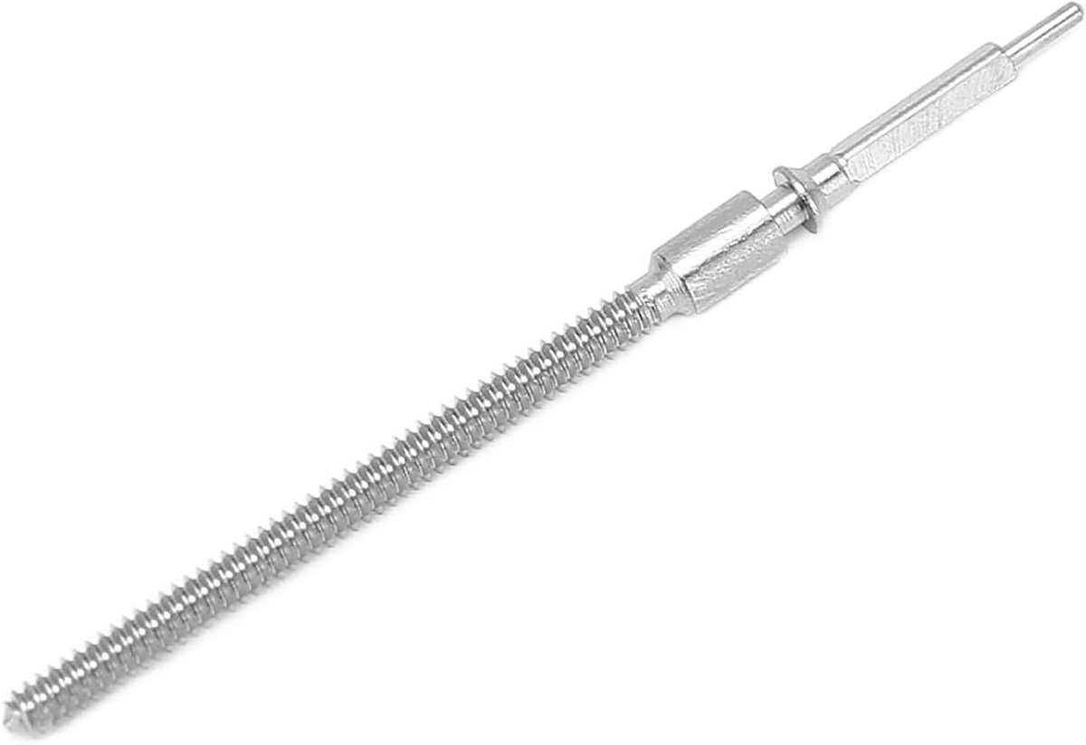 SnelShoppen - Vervangende Horloge Metaal Winding Handvat, Lichtgewicht RVS, Slijtvast Professioneel Horloge Crown Veer Stang voor T25 Horloge Reparati
