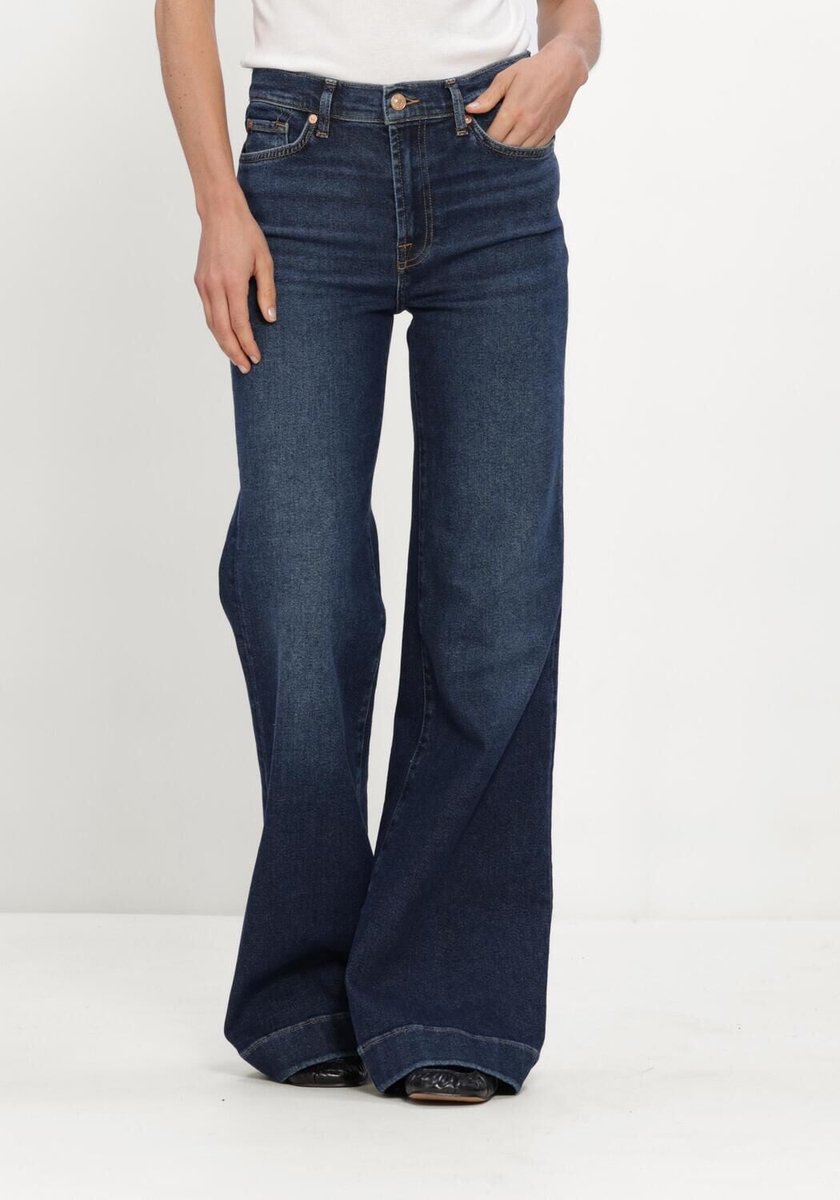7 For All Mankind Modern Dojo Blue Vibe Jeans Dames - Broek - Donkerblauw - Maat 30